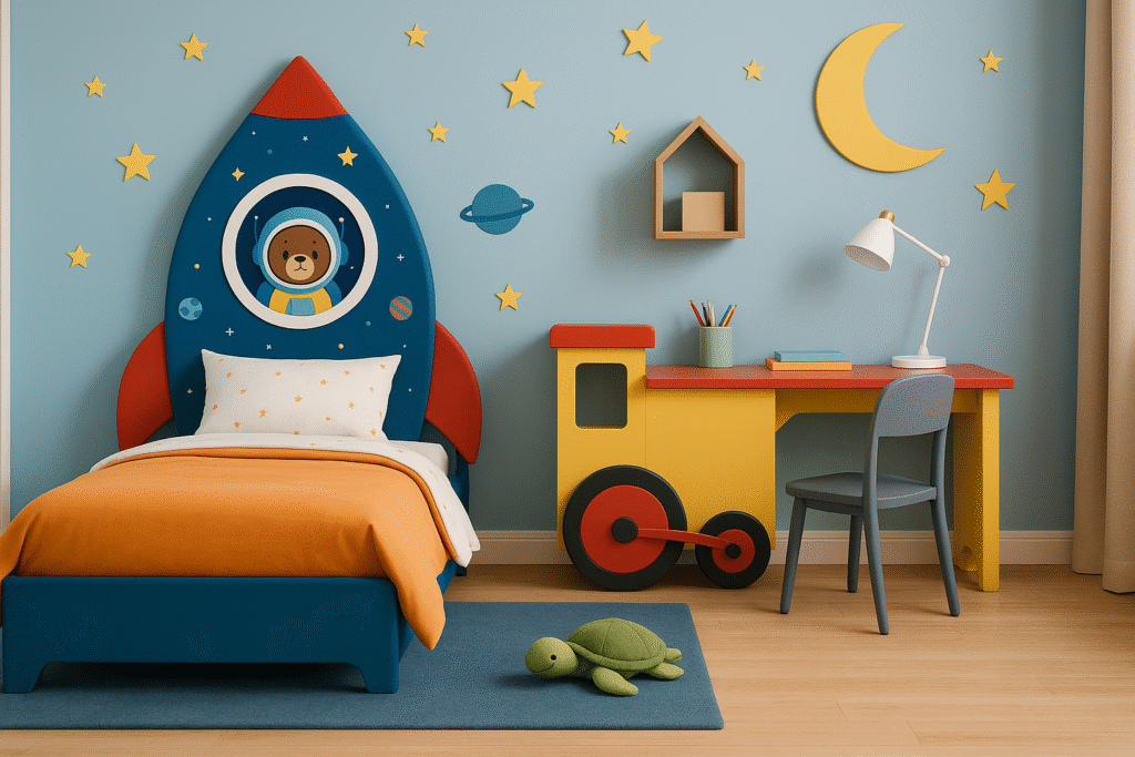 Themed Kids’ Beds and Desks That Make Learning and Sleeping Fun