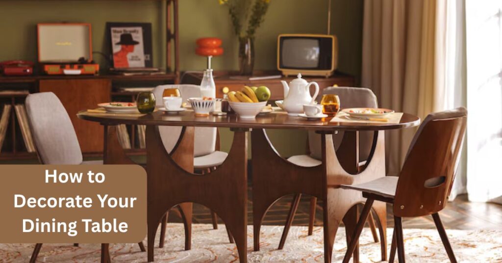 How to Decorate Your Dining Table